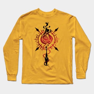 Rose Red Inferno Long Sleeve T-Shirt